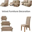 Stretch Velvet Sofa Couch Cover Recliner Chair Sofa Cover Soft Large Chair Cover