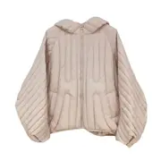 ANYCHIC Puffer Jacket Pink Womens Oversize Ultra Light Down Warm Winter Hooded Coat
