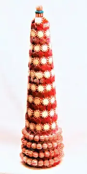 Peppermint Candy Cone Tree 18 inches Tall by TAG - FREE SHIPPING