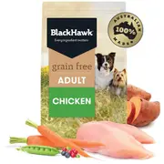 Black Hawk Grain Free Adult Chicken Dry Dog Food 15kg
