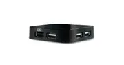 DLink DUB-H4 4-Port USB2.0 USB Hub in Black (USB Powered - No AC Adapter)