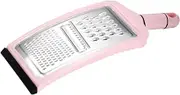 Stainless Steel Vegetable Grater Slicer Multi Function Kitchen Tool for Easy Grating Cutting Design Pink for Carrots Onions and More