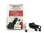 2 YKK Vislon #10 Slider Pull type Plastic AUTOMATIC LOCK Top Stoppers ZIP KIT