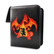 Pokemon Trading Card Binder Holder 50 Page TCG 400- Charizard Venusaur Starter