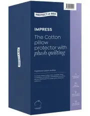 [Protect-A-Bed] Impress Cotton Quilted Pillow Protector