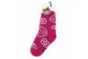 6 Pairs Socks Adults Heat Control Extra Thick Sherpa Lined Anti-Slip Cut Gears