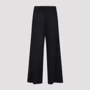 [Carven] Carven-Midnight Blue Wool Tr305 Pull On Pants-Donna 38 FR