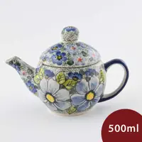 在飛比找PChome24h購物優惠-波蘭陶 靜謐星辰系列 陶瓷茶壺含濾網 500ml 波蘭手工製