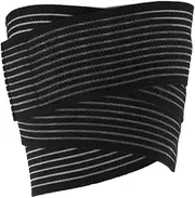 NC Bandage Wraps Elastic Knee Compression Straps Support Ankle Thigh Leg Guard - Black, 200cm