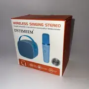 Dytimeem Wireless Singing Stereo W/Microphones