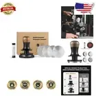 Versatile 58mm Espresso Tamper with Adjustable Pressure & Stainless Steel Bases