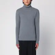 [Ami Paris] Light grey cashmere turtleneck jumper S Grey