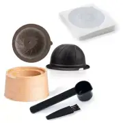 Capsules Refill Kit with Aluminum Foil Seal, Holder, & Brush Better Taste