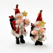 Xmas Stand Santa Claus Doll Toy Home Christmas Tree Hanging Decoration For Christmas Gift