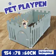 Dog Puppy Whelping Box Crate Pet Cage Enclosure Playpen Indoor Outdoor Kennel