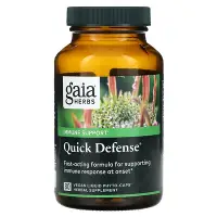 在飛比找iHerb優惠-[iHerb] Gaia Herbs 快速防禦，80 粒全素