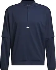 [adidas] Men's Ultimate365 Half-Zip Pullover, Conavy, Small