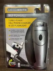 Megabrite Self-Powered Cell Phone Charger And LED Flashlight Turbo-Torch