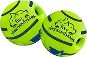 2 PCS Dog Toys for Aggressive Chewers, Elastic Rubber Dog Toy Ball for Medium Large Dog, Interactive Fetch Dog Toys, Indestructible Squeaky Dog Balls