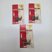 Vintage miniature Christmas lightbulb replacements Super Brilliance 93-95 88