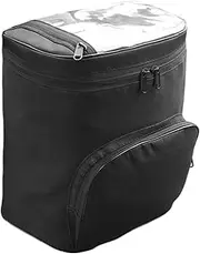Zestivra Scooter Storage Bag – Waterproof Hard Shell Handlebar Pouch, Zip Organizer Case Gear | Lightweight E Scooter Front Bag, Travel Utility Pack for Riding and Personal Items Use