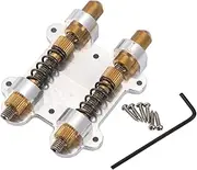 [Musiclily] Pro Guitar Dual Brass Tremolo Arming Adjuster Tremsetter Set Tremolo Stopper Stabilizer for Floyd Rose and Other Floating Tremolo Bridge Systems