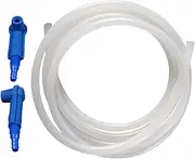 HEALEEP 1.2M Brake Bleeder Hose Brake Fluid Replacement Tool for Cars Trucks and Construction Vehicles Easy to Use Oil Bleeder Connector with Coupler for Efficient Fluid