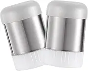 2pcs Stainless Steel Pepper Multipurpose Seasoning Bottles for Salt Spices Condiments and Easy to Clean Kitchen Organizers