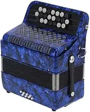22 Keys 8 Bass Piano Accordion, With Retractable Strap Storage Bag, For Musical Instrument Lovers, Stage Performance