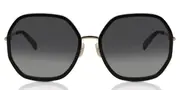 Kate Spade Nicola/G/S RHL/9O Men's Sunglasses Black Size 58