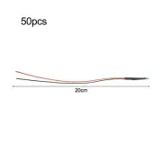 Creative Crafts Emitting Diodes 3mm LED 12V LED Lights 7.87 Inches Wire Length
