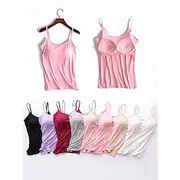 Women's Camisole Tank Top Solid Color Daily Basic Casual Sleeveless Strap Regular Tops Daily Backless Black White Pink Red Purple Summer