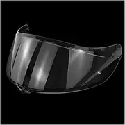 Universal Windshield Motorcycle Wind Deflector For AGV K5 K5S K5-S K3SV K1 K1S Compact ST Motorbike Helmet Lens Motorcycle Helmet Visor Lens Shield Glasses Full face Shield Visor Motorcycle Helmet(Bla