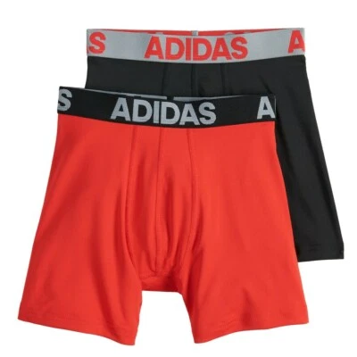 Adidas Boy's Sport Performance Climalite Assorted Boxer Briefs L16107 Size XL