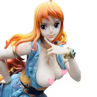 在飛比找Yahoo!奇摩拍賣優惠-航海王 海賊王 GK 和服娜美 NAMI 布質衣服 可脫 1