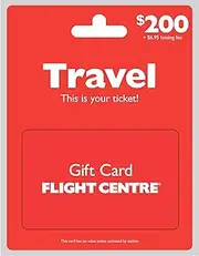Flight Centre Gift Card - Delivered by mail (AU Only)
