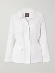 [Loro Piana] Loro Piana - Traveller Linen Jacket - White - IT38 IT 38 White