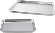 Nordic Ware Natural Aluminum Commercial Baker's Half Sheet and Baker's Quarter Sheet