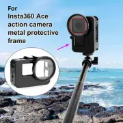 Metal Protective Frame Housing Case Cover for Insta360 Ace Pro/Ace Action Camera
