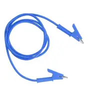Crocodile Clip Test Lead Ended 10mm Opening Testing Cable Wire For
