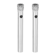 6mm Serrated Hollow Core Diamond Drill Bits Hole Saw for Glass Tile Stone 2pcs