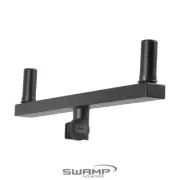 On-Stage SS7920 Dual Pole Mount Speaker Bracket Black Powder Coated Adapter