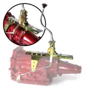 Side Shift Transmission Shifter Kit w/ 16 Chrome Bench Arm for Ford FMX