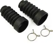Fork Protectors Motorcycle Rubber Front Fork Gaiters Dust Cover Gaiters Boots for Motorbike Parts Front Fork Shock Absorber Fork Guards