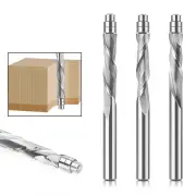 "1/4 Inch 6.35mm Shank Compression Spiral Router Bits Tungsten Carbide Flush Trim Router Bit Up Down Cut Router Bit 1/4"""