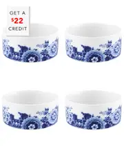 Vista Alegre Blue Ming Cereal Bowls (Set Of 4) with $22 Credit