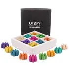 OTOFY Backflow Incense Cones 180 Pcs of 100% Natural Handwork Scents Waterfall