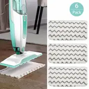 Washable Cleaning Steam Mop Pads Replacement for Shark Vacuum Cleaner S1000 S1000A S1000C S1000WM S1001C(6Pack)