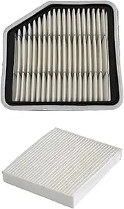 ZUXIM Car Air Filter Cabin Filter, for Toyota, REIZ X120 2.5L 3.0L, for Lexus, GS350 3.5L GS430 4.3L IS250 IS250C IS300 IS300C 2005-2011 17801-31110 87139-06060 87139-0N010 Cabin Air Filter