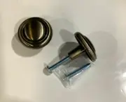 Lot of (10) Brushed Ant English Finish Door - Drawer or Cabinet Pulls - New